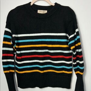 Philosophy Multicolor Striped Knit Top